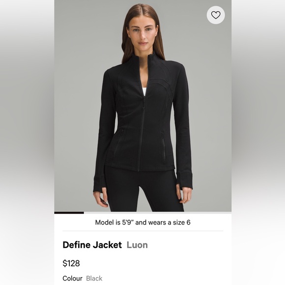 Lululemon Athletica Black Define Jacket - Picture 1 of 5